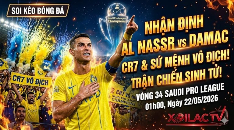 Cristiano Ronaldo đầy quyết tâm bước ra sân Al-Awwal Park trong trận đấu quyết định ngôi vô địch giữa Al Nassr và Damac.