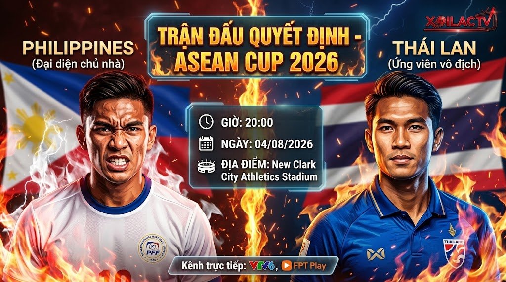 Nhận định Philippines vs Thái Lan lúc 20h00 ngày 4/8 tại bảng B ASEAN Cup 2026.